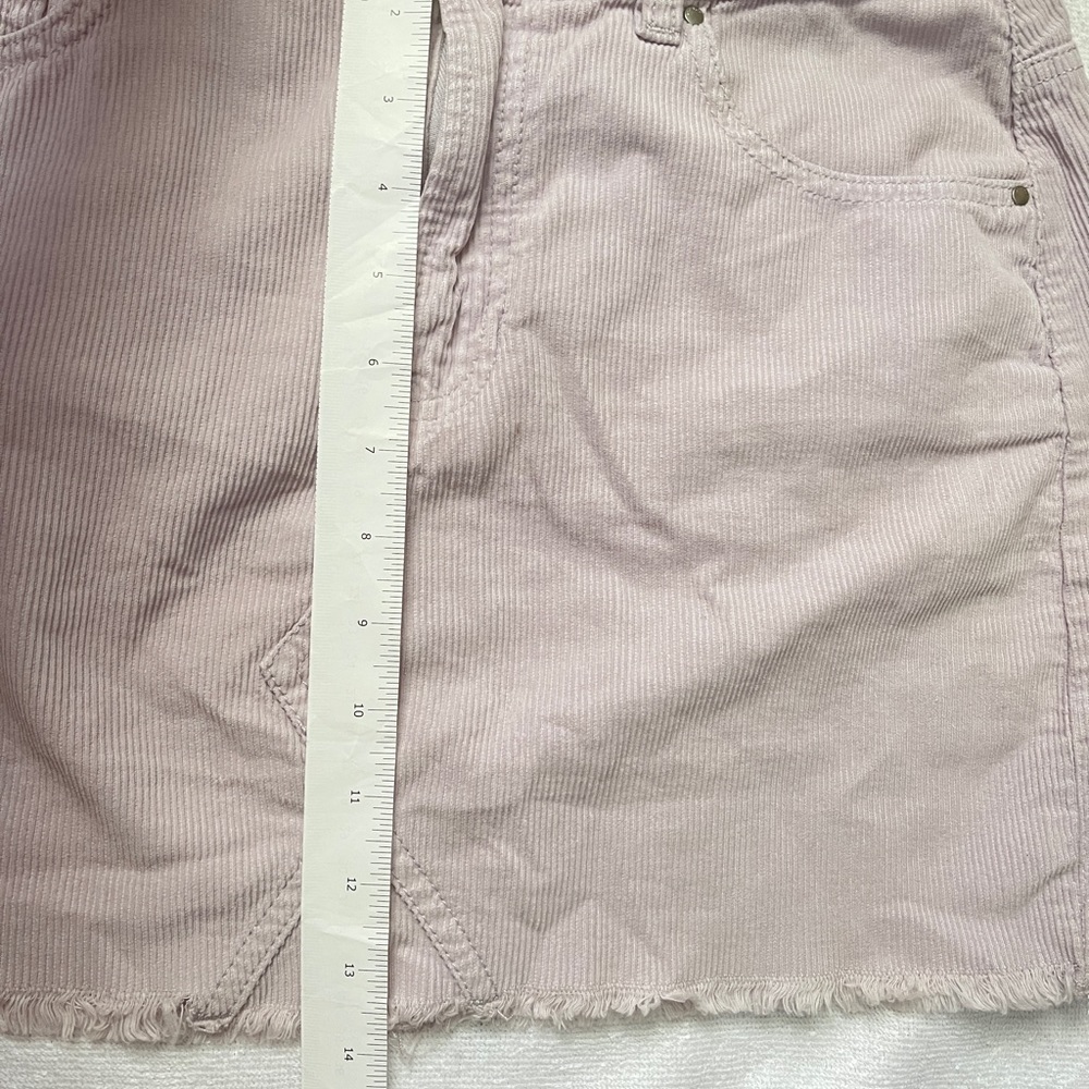 Pacsun Skirt Corduroy A-Line Jean Mini Skirt in Pastel Purple Lilac Lavender - Picture 6 of 7